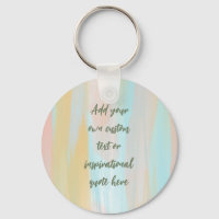 Custom Pastel Watercolor Motivational Quote