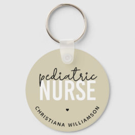 Chaveiro Custom Pediatric Nurse Peds Nurse Appreciation