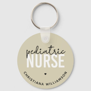 Chaveiro Custom Pediatric Nurse Peds Nurse Appreciation