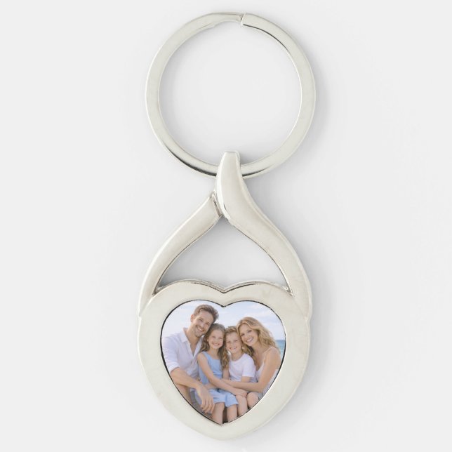 Chaveiro Custom Personalized Family Photo (Frente)