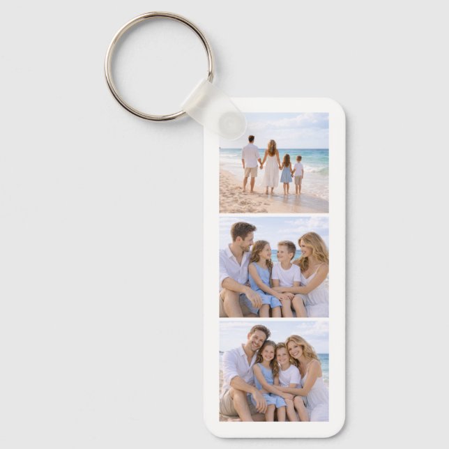 Chaveiro Custom Personalized Family Photo (Frente)