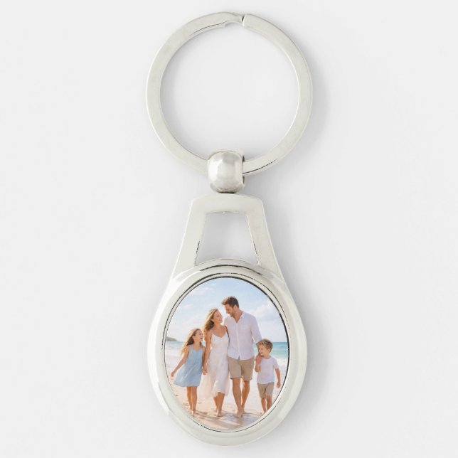 Chaveiro Custom Personalized Family Photo (Frente)
