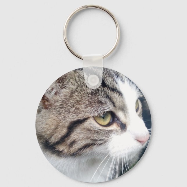 Chaveiro Custom pet photo image round button keychain (Frente)