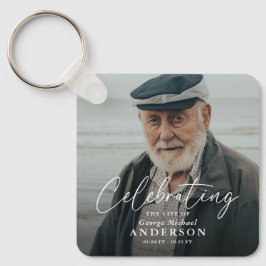 Chaveiro Custom Photo Funeral Sympathy Keepsake