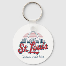 Chaveiro Custom Photo & St. Louis Gateway Arch Slogan