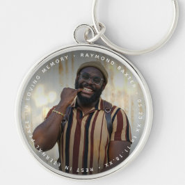 Chaveiro Custom Photo & Text Memorial