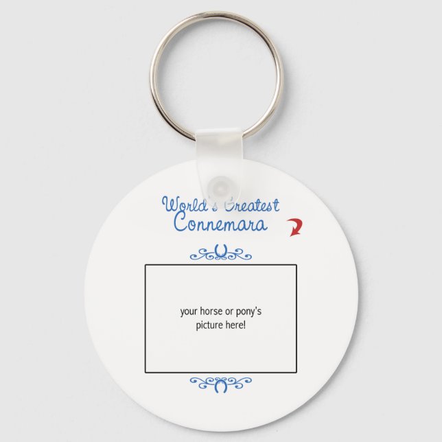 Chaveiro Custom Photo! Worlds Greatest Connemara (Frente)
