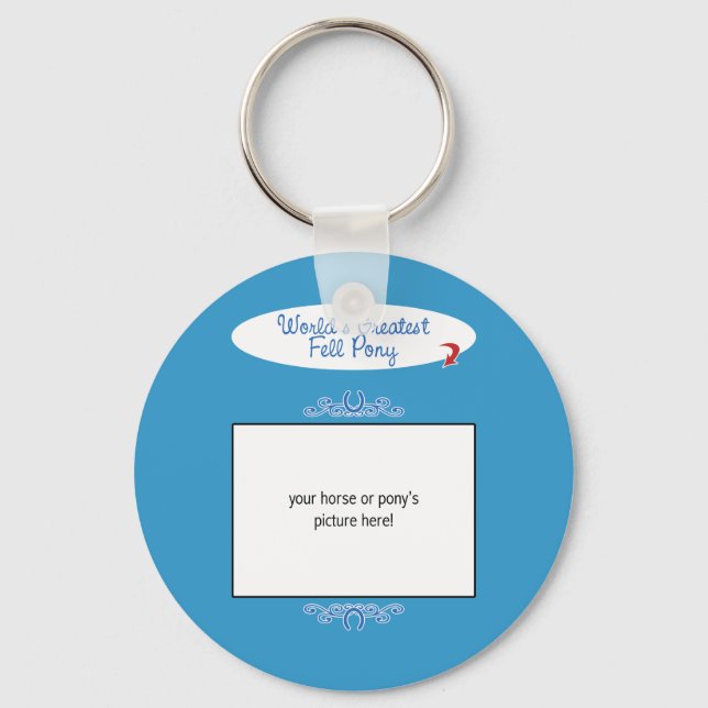 Chaveiro Custom Photo! Worlds Greatest Fell Pony (Frente)
