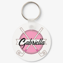Custom Pink Personalized Golf Clubs Monogram 