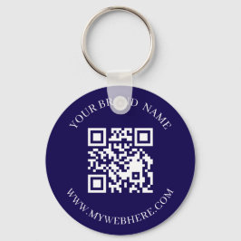 Chaveiro Custom QR Code Text Color Promo Keychains