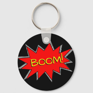 Chaveiro Custom Superhero Bomb Boom Sound Effect Template