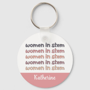 Chaveiro Custom Women in Stem Steminist Gifts