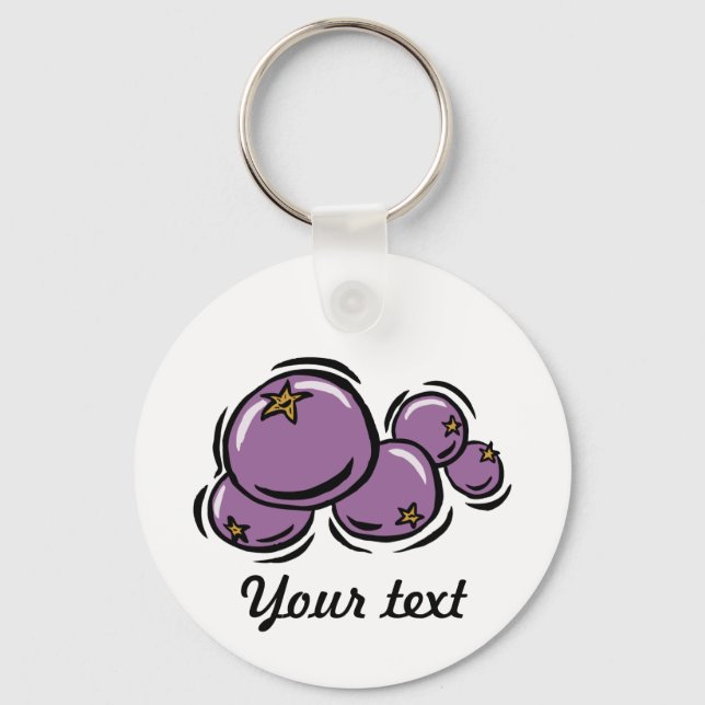 Chaveiro Customizable Blueberry Keychain (LIGHT) (Frente)