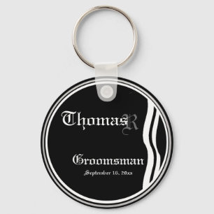 Chaveiro Customizable Groomsman Keepsake Keychain