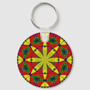 Chaveiro customizável da flor da energia