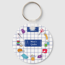 Chaveiro Customize the Label Quilt Keychain