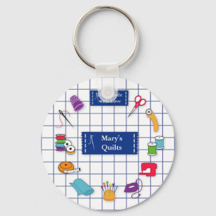 Chaveiro Customize the Label Quilt Keychain