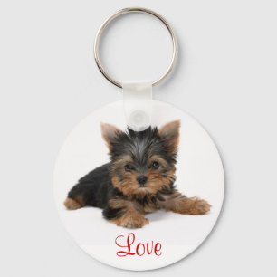 Chaveiro Cut Yorkshire Terrier Puppy Love Key Chain
