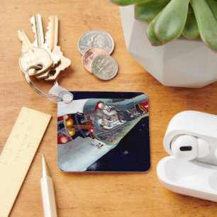 Chaveiro Cutaway, Uma Nave Espacial Gemini De Duas Pessoas 