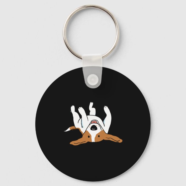Chaveiro Cute Beagle Cartoon Dog  (Frente)