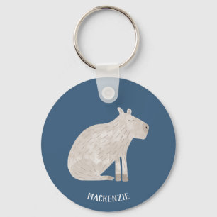 Chaveiro Cute Capybara Personalizada
