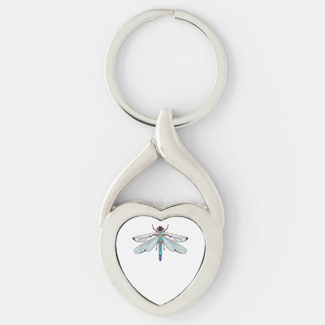 Chaveiro Cute Dragonflies T-Shirt (Frente)