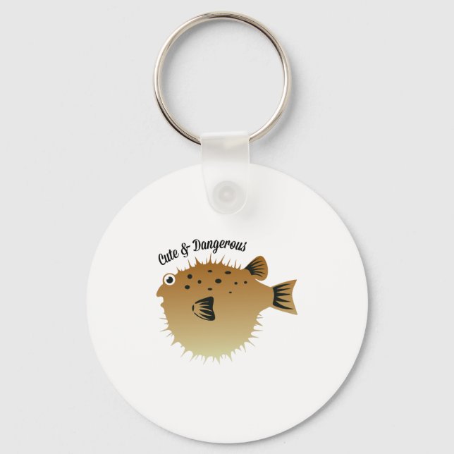 Chaveiro Cute e Perigoso (Frente)