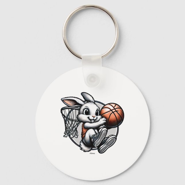Chaveiro Cute Easter Bunny Dunk Squad Bysketbyll  (Frente)