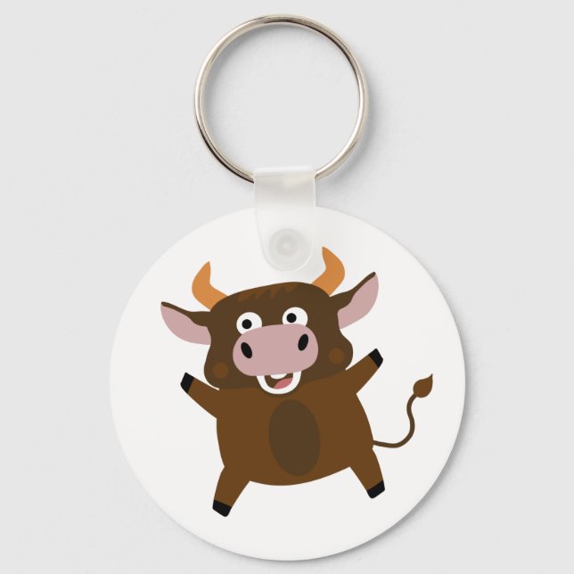 Chaveiro Cute funny bull (Frente)