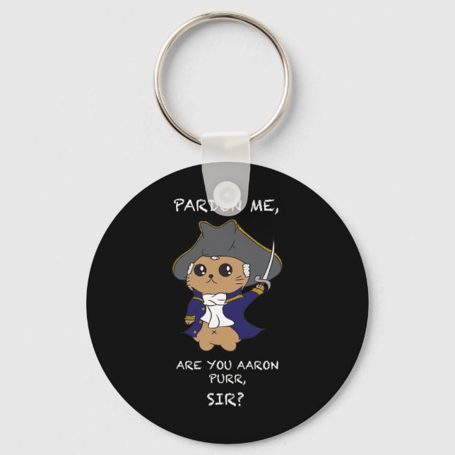 Chaveiro Cute Hamilton Cat (Frente)