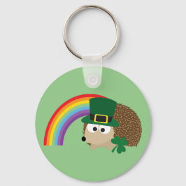 Chaveiro Cute Hedgehog Leprechaun