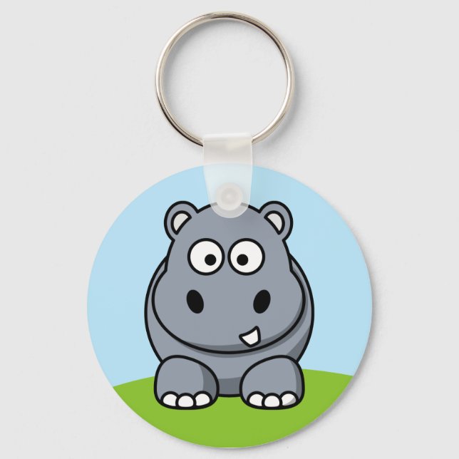 Chaveiro Cute Hippo (Frente)