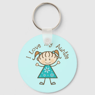 Chaveiro Cute I Love My Auntie Gift For Aunt
