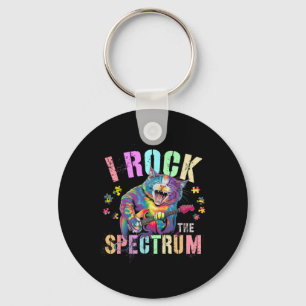 Chaveiro Cute I Rock the Spectrum Autism Orgulhoso Mãe Moti