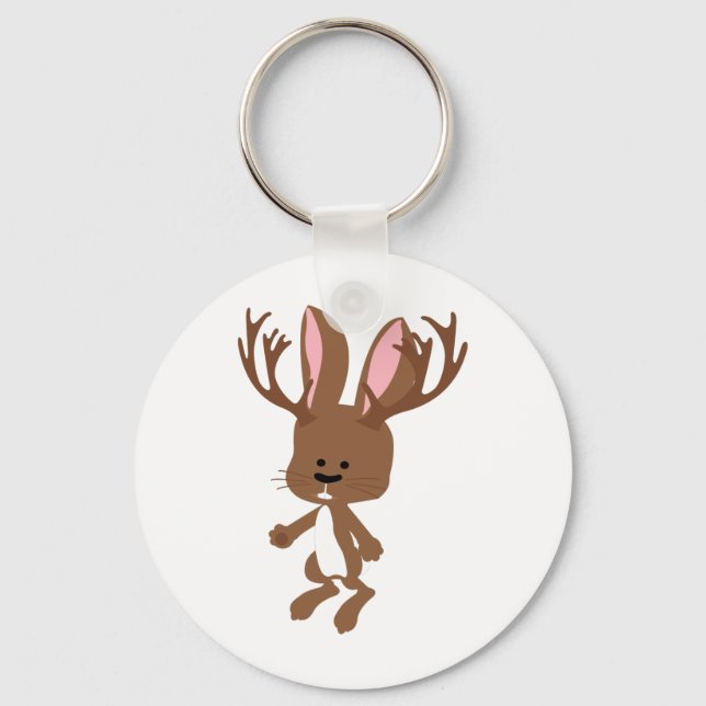Chaveiro Cute Jackalope (Frente)