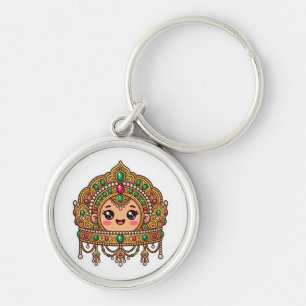 Chaveiro Cute Kawaii Coroa Nupcial Marroquina Tradicional J
