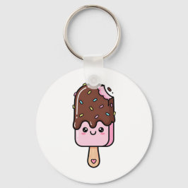 Chaveiro Cute Kawaii Smiling Popsicle