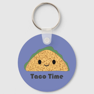 Chaveiro Cute Kawaii Taco Time Taco