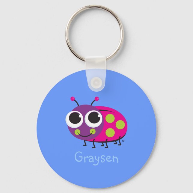 Chaveiro Cute Ladybug (Frente)