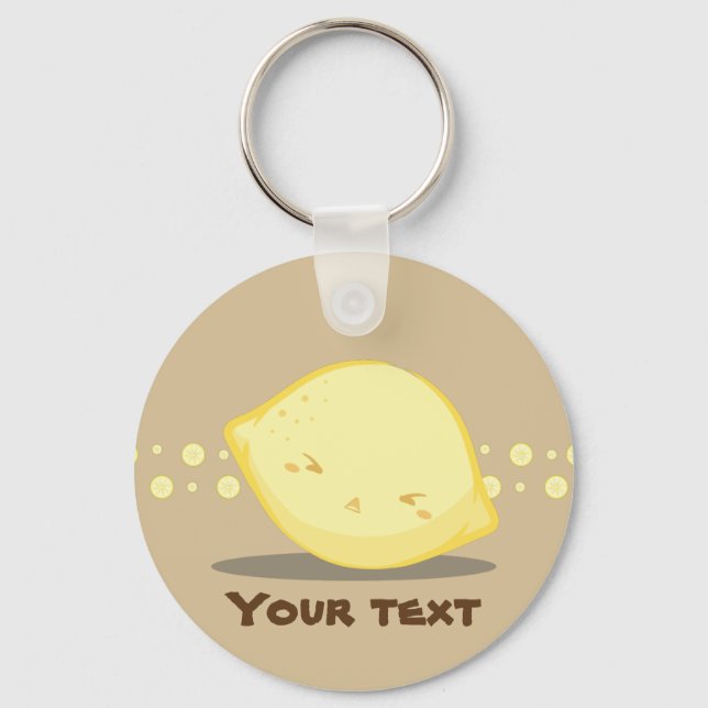 Chaveiro Cute Lemon Fruit Keychain (Frente)