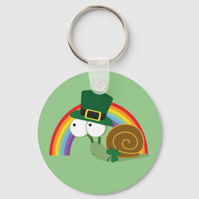 Chaveiro Cute Leprechaun Snail (Frente)