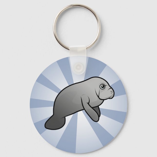 Chaveiro Cute Manatee (Frente)