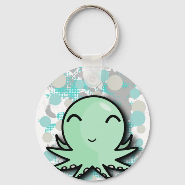 Chaveiro cute octopus design (Frente)