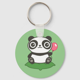 Chaveiro Cute Panda Illustration