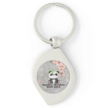 Cute Pastel Pandan e Flor Floral Rosa