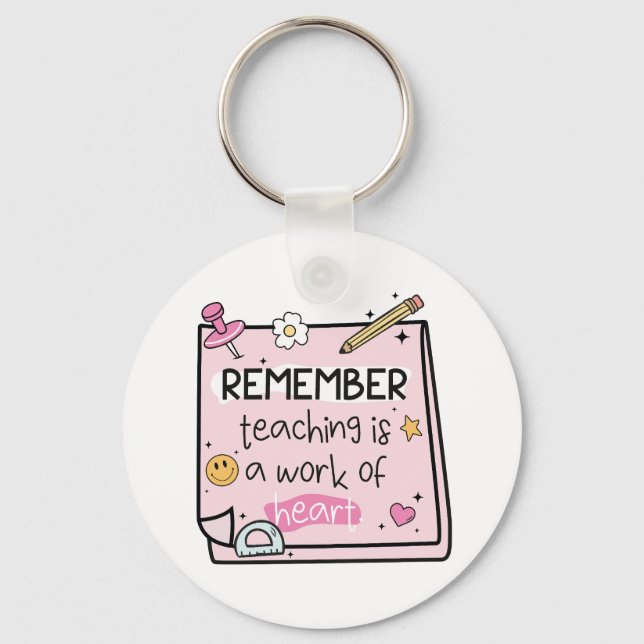 Chaveiro Cute Personalised Teacher  (Frente)