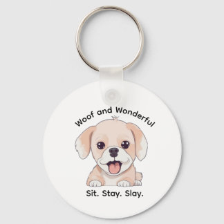 Chaveiro Cute Puppy Lovers Stylish Dog Mom Keychain