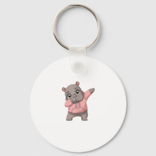 Chaveiro Cute Pygmy Hippo Kids Meninas Dabbing Moo Deng