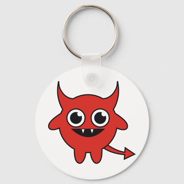 Chaveiro Cute Red Devil (Frente)