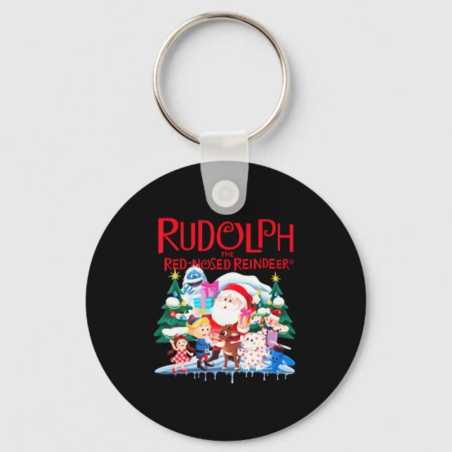 Chaveiro Cute Rudolph The Red Nosed Reindeer Christmas Spec (Frente)